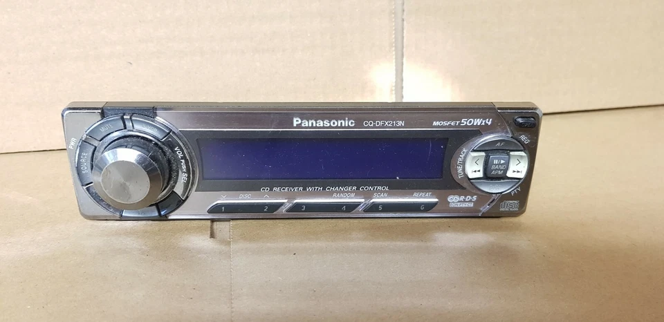 PANASONIC CQ-DFX213N CD FACE OFF FRONT SECURITY PANEL ONLY,POP FASCIA, - Image 1 of 1