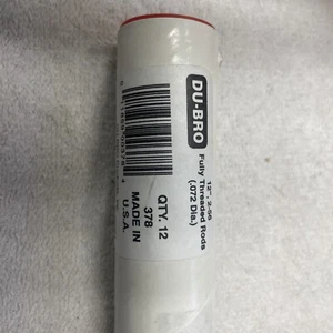 Tube of DuBro Fully Thread Rod, 12" (2-56) (12) [DUB378] • - Picture 1 of 1