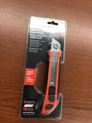 Cuchillo a presión autobloqueante SHEFFIELD 18 mm Foto 1 de 3