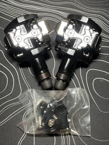 Shimano SPD Clipless Pedals PD-M505 Black Vintage MTB - Picture 1 of 4