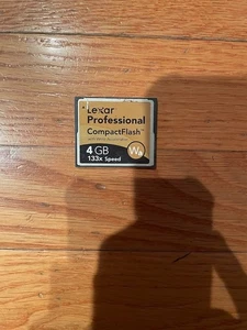 Lexar Professional CompactFlash 4GB 133x WA CF Memory Card - Picture 1 of 2