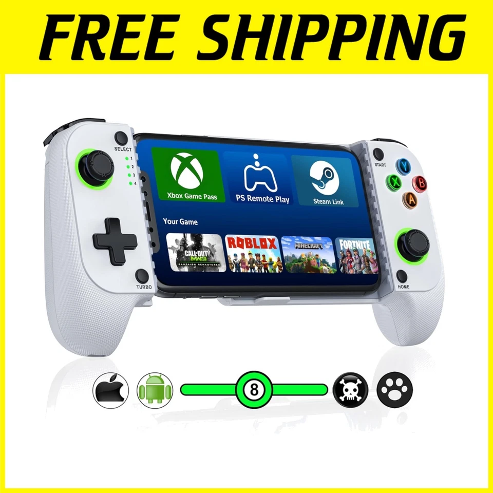 Colorful Light Mobile Game Controller for iPhone/Android - Image 1 of 4