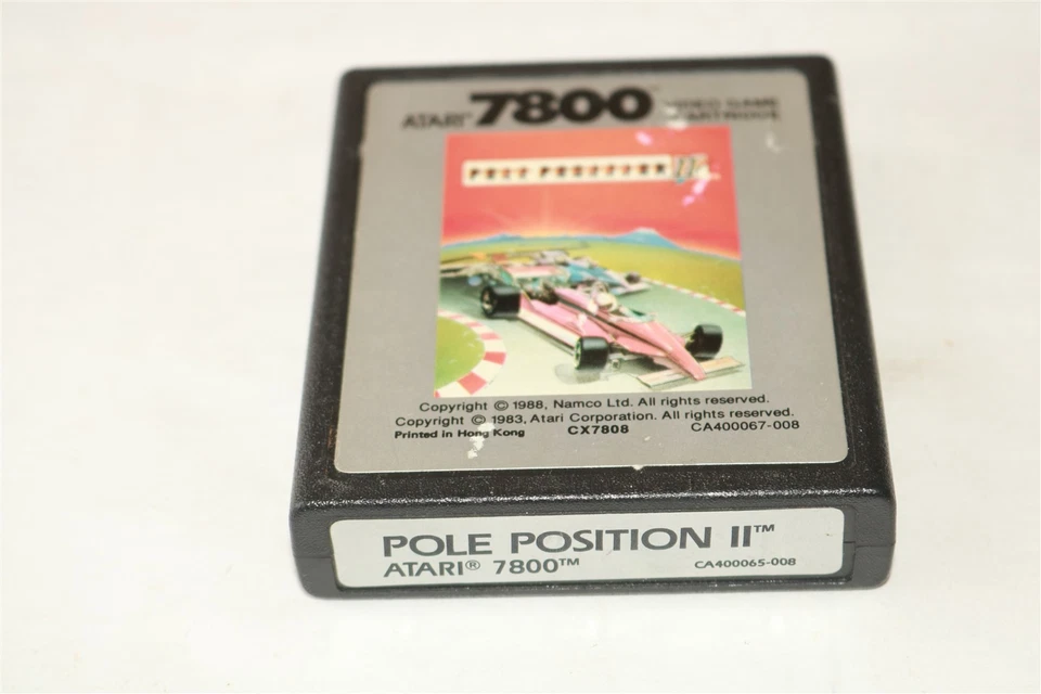 ATARI 7800 - Pole Position II (Picture Label) - Video Game Cartridge - Image 1 of 1
