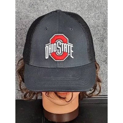 Nike Ohio State Buckeyes Flex Fitted Hat Legacy91 Dri-FIT Trucker Cap Sportswear - Image 1 of 4