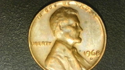 1968 D Lincoln Penny with Error on Top Rim, and "L" in Liberty on Edge, & more.  - Image 1 of 4