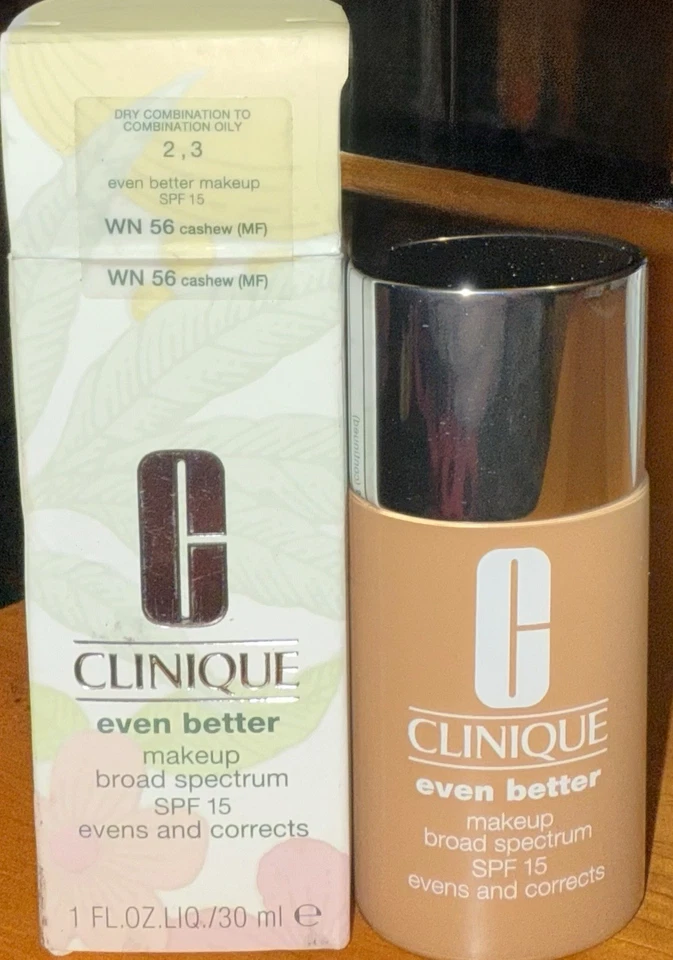 Clinique Even Better Makeup SPF 15 Dry to Combination Oily Skin Cashew 1 Ounce