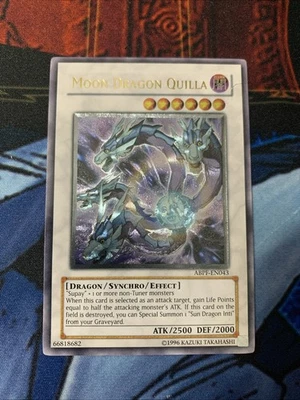 Yu-Gi-Oh! Moon Dragon Quilla ABPF-EN043 Ultimate Rare Unlimited NM - Image 1 of 4
