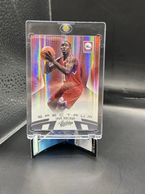2010-11 Absolute Jrue Holiday Spectrum Platinum #/25 76ers - Image 1 of 2