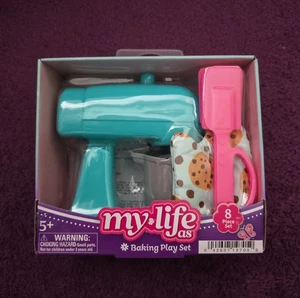 Mein Leben als Backen Spielset für 18 Zoll Puppen, Standmixer Küche Kinder Spielzeug NEU - Bild 1 von 7
