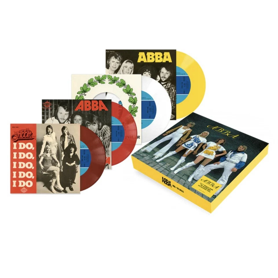 ABBA - The Singles (50th Anniversary) - Numbered Colour Vinyl Boxset - Image 1 of 1