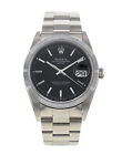 Rolex Oyster Perpetual Date 15210 Steel 34mm Black Dial Watch