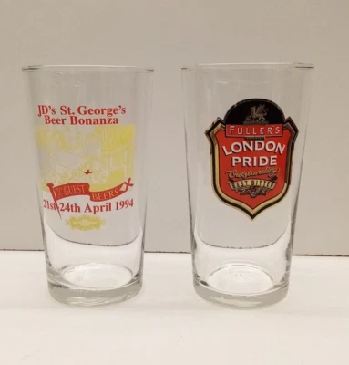 Fuller's London Pride  Pint Beer Glass, Jd's St. George's Beer Bonanza 1994/K-33 - Image 1 of 4