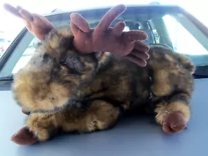 Large realistic plush stuffed Moose - Picture 1 of 9