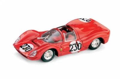 1/43: Brumm S036 L/E Ferrari 330 P3 1966 Targa Florio #230 Bandini/Vaccarella  - Imagem 1 de 4