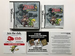 Legend of Zelda Spirit Tracks Nintendo DS Case + Manual Artwork NO GAME