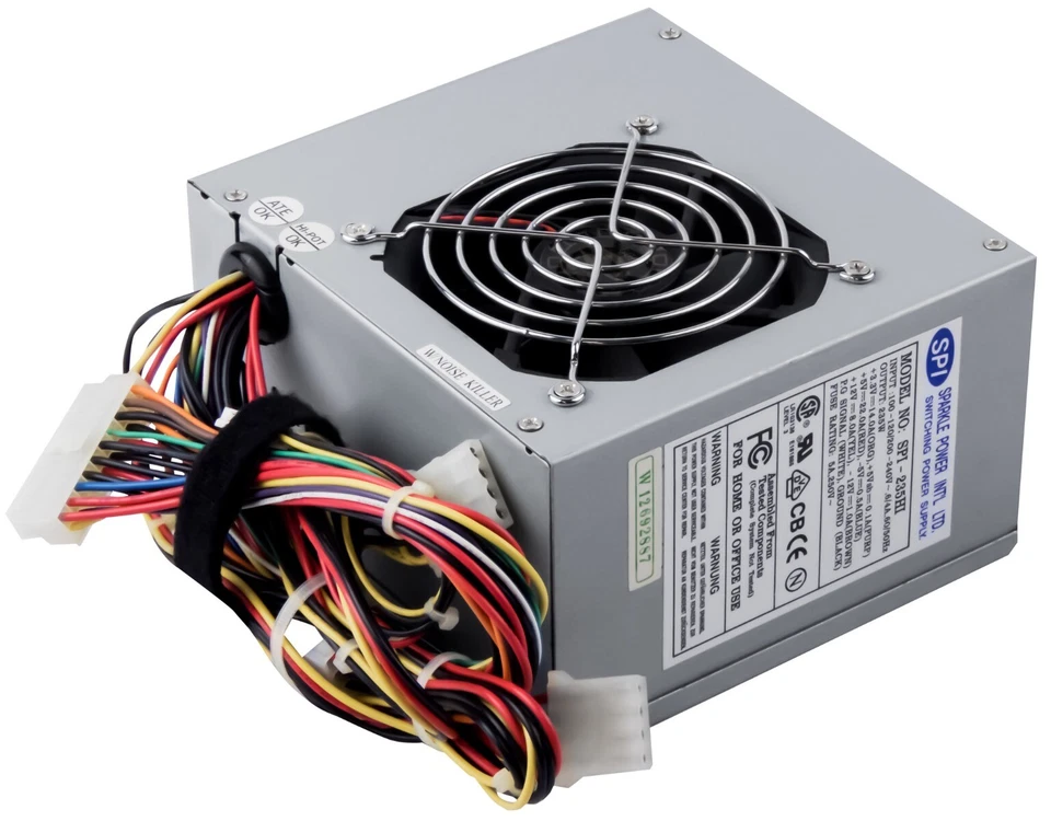 Power Supply Sparkle SPI-235HI 235W PSU ATX 20-PIN - Image 1 of 3