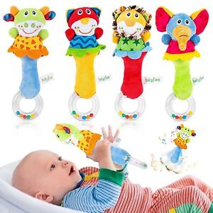 Kids Soft Rattles Handbells Hand Foot Socks Developmental Newborn Baby Toys