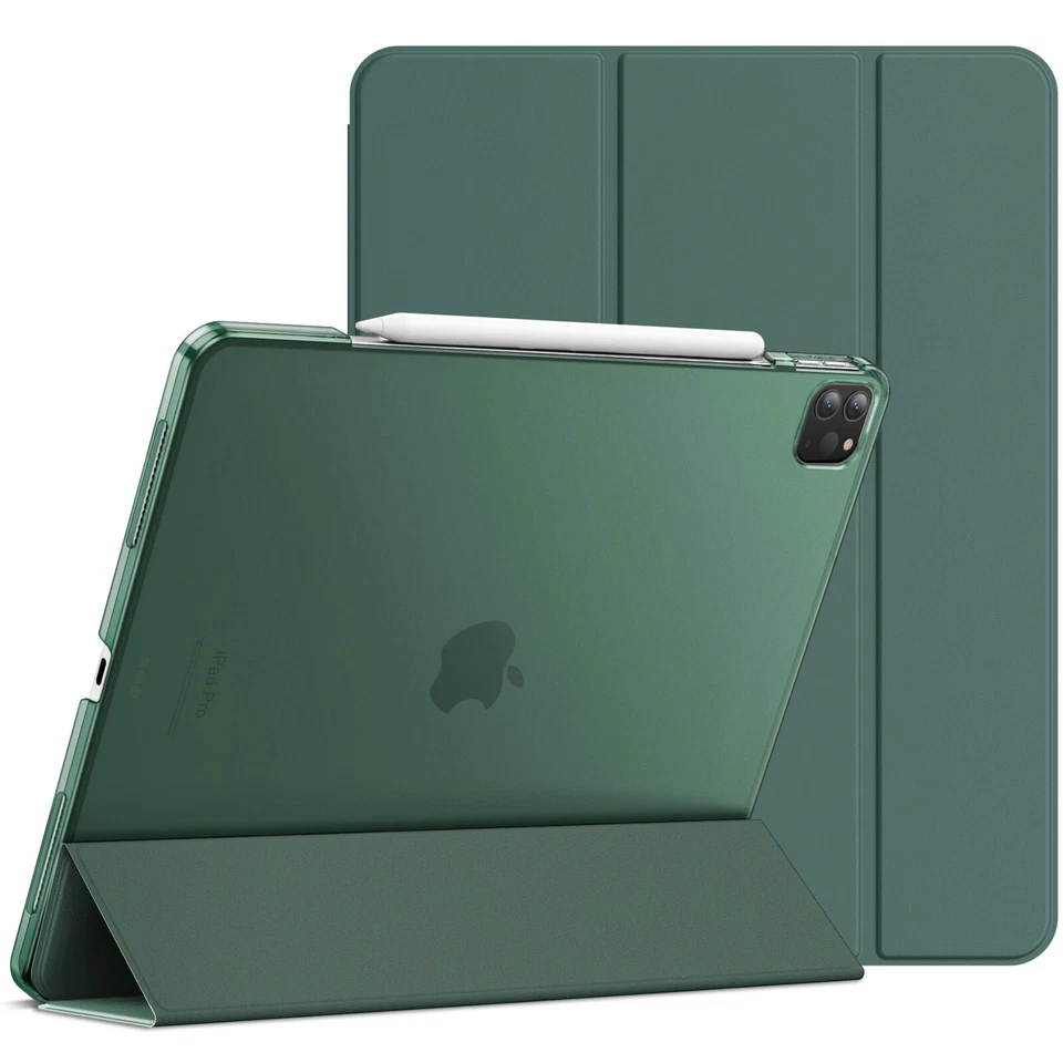 保护壳 适用于 iPad Pro 12.9 英寸 2020/2018 型号,第 4/3 代,自动唤醒/睡眠 — 第 1/1 张图片