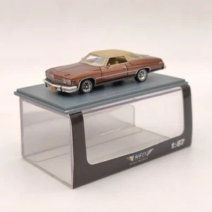 MODELOS A ESCALA 1/87 NEO Buick LeSabre HT Cupé Coche Resina Marrón Colección Limitada - Imagen 1 de 7