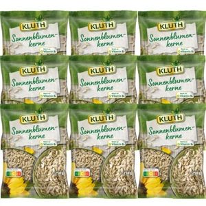 Kluth Sonnenblumenkerne zum Snacken reich an Vitamin B1 250g 9er Pack - Bild 1 von 1
