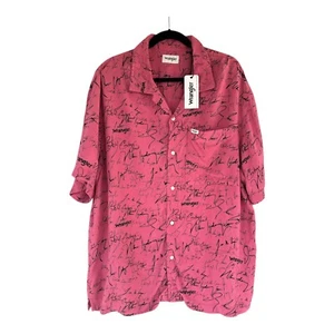 Wrangler Hemd Herren Knopfleiste Signature Print Overshirt Größe XL/G/T - Bild 1 von 10