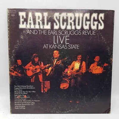 The Earl Scruggs Revue — концертный винил штата Канзас, пластинка 1972 года Columbia — KC 31758 - Изображение 1 из 4