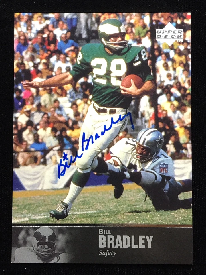 BILL BRADLEY 1997 UPPER DECK LEGENDS DIRECT ON CARD SIGNED / AUTOGRAPH CARD - Image 1 of 1