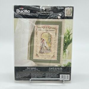 BUCILLA PLAID Counted Cross Stitch Kit Bride From this Day Forward 43681 Wedding