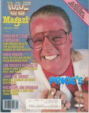 WWF Wrestling Magazine January 1989 Brother Love Hulk Hogan Hercules Jake Robert