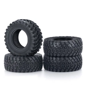 4 PIEZAS Neumáticos de Goma Ruedas Neumáticos 15x42mm para Kyosho 1/18 Jimny Piezas de Actualización - Imagen 1 de 7