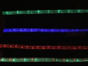 FLAT FLOWING LED LIGHT-UP USB Data Cable charger FOR SAMSUNG S7 S7+ LG HTC MICRO - Picture 1 of 14