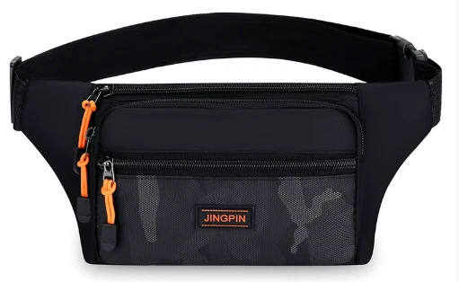 Riñonera Bolso Cintura Hombres Mujeres Hombro Cadera Cinturón Riñonera Deporte Viaje Impermeable Foto 1 de 4