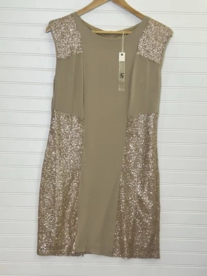 Ya Los Angeles Sequin Sheath Dress Cocktail Party Size Large Dressy Holiday NWT - Image 1 of 4