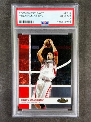 2005-06 Finest Fact #FF12 Tracy McGrady /1899 PSA 10 Gem Mint, Houston Rockets - Image 1 of 2
