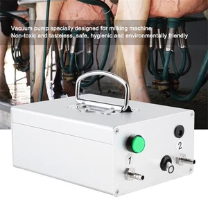 Elektrischer Melkpulsator Vakuumpumpe Luft Kuh Melkmaschine Melker Ziege 48W ( - Bild 1 von 18