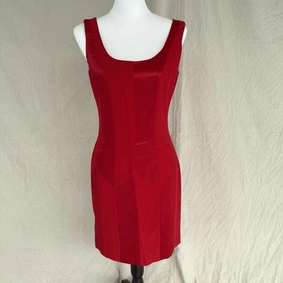 Nuevo con etiquetas Vestido Kenar Rojo Sin Mangas Talla 2 Foto 1 de 4