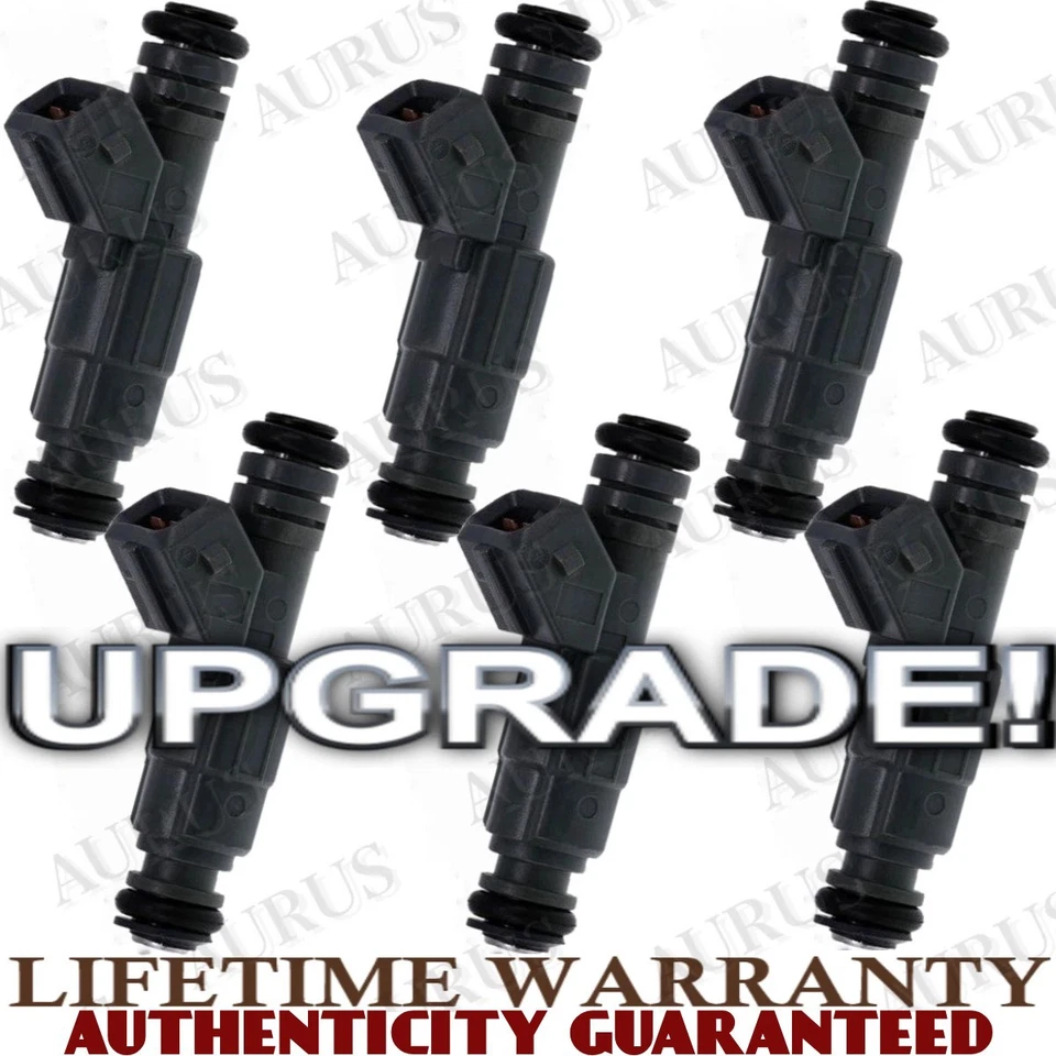 22LB UPGARDE 12 ORIFICIOS OEM BOSCH 6 INYECTORES DE COMBUSTIBLE PARA 93-98 JEEP I6 AÑADIR MPG y HP Foto 1 de 1