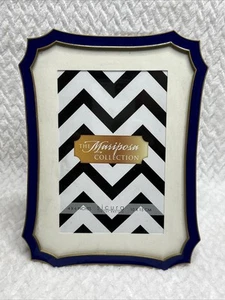 Mariposa Collection Blue Enamel Picture Frame - Picture 1 of 4