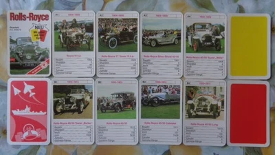 Quartett Auto Rolls Royce Ausgabe 1979 - Bild 1 von 3