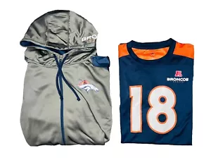 *SET* Majestic NFL Denver Broncos Peyton Manning Trikot Shirt & Jacke; 4XLT - Bild 1 von 14