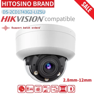 US STOCK Hikvision Compatible 4MP 4k DS-2CD1743G2-LIZSU Varifocal POE IP Camera - Picture 1 of 24