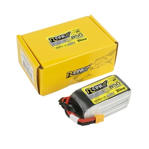 Tattu R-Line 850mAh 14.8V 95C 4S1P Lipo Battery Pack With XT30 Plug - Picture 1 of 5