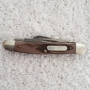 Schrade 1080T Junior Old Timer Pocket Knife 3 blades 2-3/4" - Picture 1 of 7