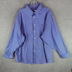 Brooks Brothers Shirt Mens XXL Madison Fit Button Down Shepherd's Check Casual - Picture 1 of 7