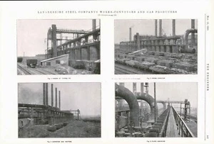 Impresión antigua 1904 Lanarkshire Steel Company funciona (TE-JJ-315) - Imagen 1 de 1