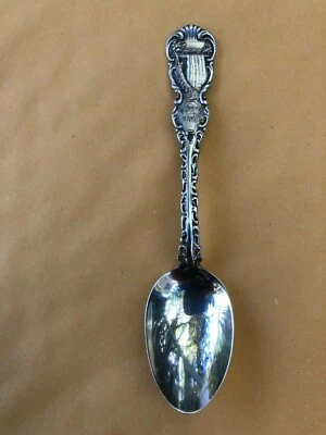 Antigua cuchara de recuerdo de plata esterlina Whiting St Paul *Minnehaha Falls* 1891 Foto 1 de 3