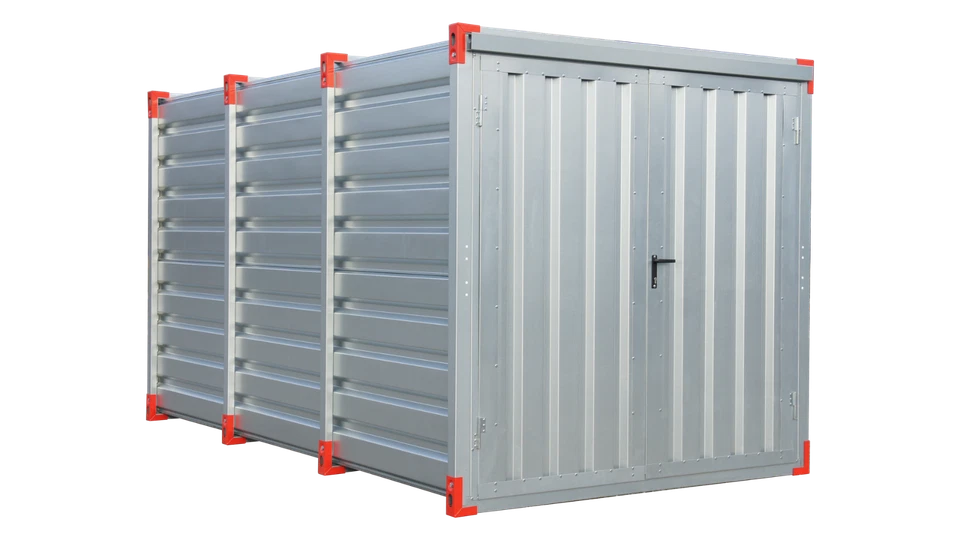 TÜV Grenicon, Blechcontainer, Baucontainer, Container, Lager, Garage 2/3/4/5/6m - Bild 1 von 4