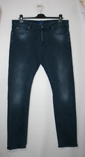 SIZE 35"W (TAKEN IN) 34"L SCOTCH & SODA RALSTON BLUE BUTTON AMSTERDAM JEANS 4483