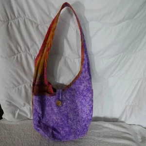 Tie Dye Crossbody Bag Handmade Boho Hippie Festival Hobo Hippy Lightweight Purse - Picture 1 of 9