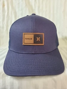 Hurley Fairway Patch Trucker Snapback Hat - Blue OSFA - Picture 1 of 8